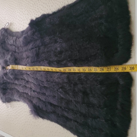 Karen Klein Grey Fur  vest, Sz M NWOT - Picture 8 of 9